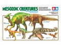 Dinozaury krokodyl ptak stworzenia mezozoiczne 60107 Tamiya