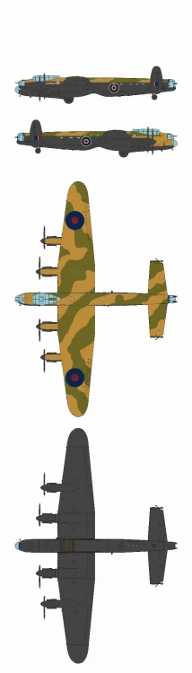 Samolot Avro Lancaster B Mk.III Dambuster 01E011 HK Models