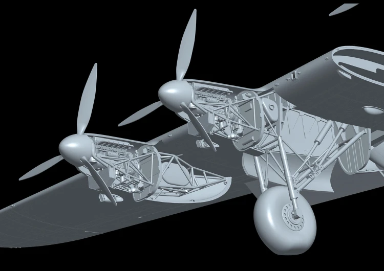 Samolot Avro Lancaster B Mk.III Dambuster 01E011 HK Models
