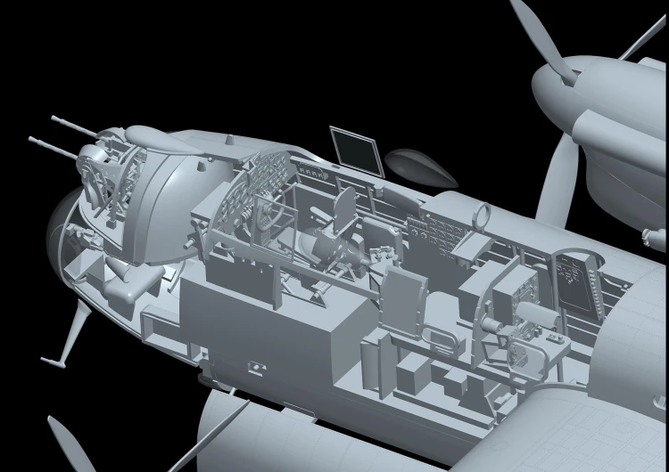 Samolot Avro Lancaster B Mk.III Dambuster 01E011 HK Models