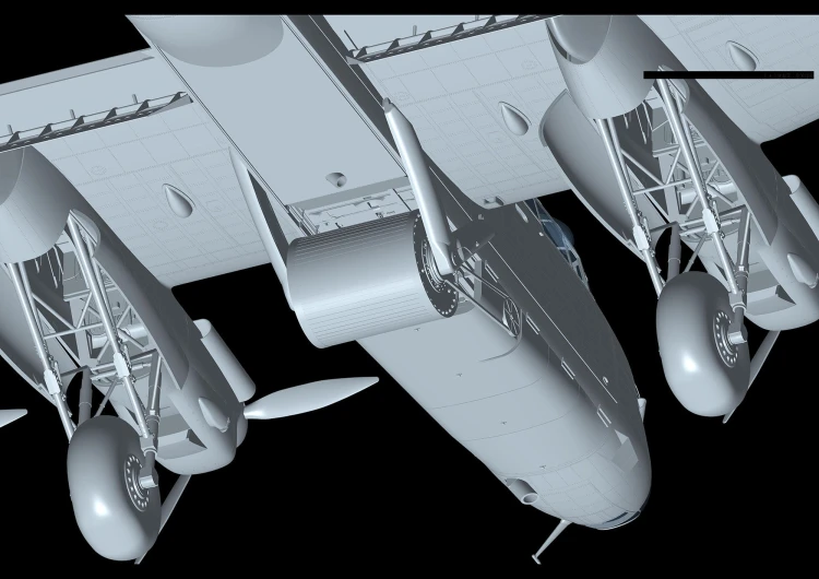 Samolot Avro Lancaster B Mk.III Dambuster 01E011 HK Models