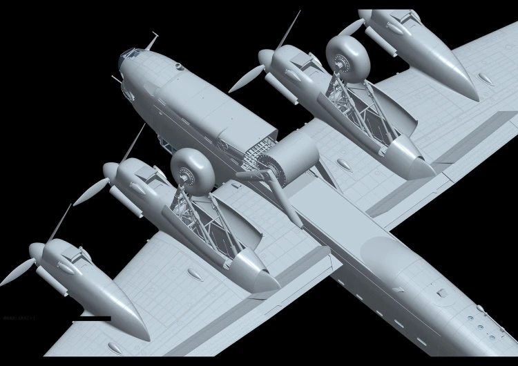 Samolot Avro Lancaster B Mk.III Dambuster 01E011 HK Models