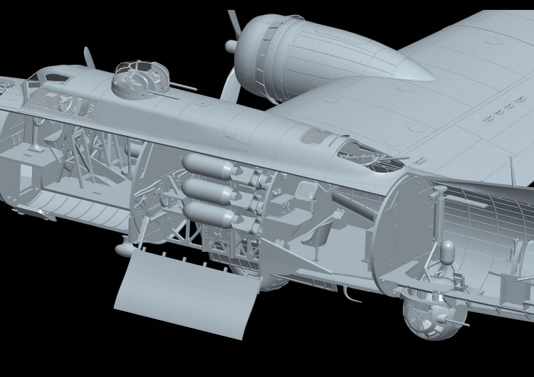 Samolot Boeing B-17F Flying Fortress 01F002 HK Models