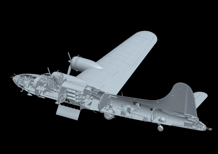 Samolot Boeing B-17F Flying Fortress 01F002 HK Models