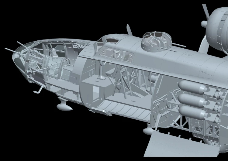Samolot Boeing B-17F Flying Fortress 01F002 HK Models