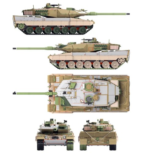 Czołg Leopard 2A5/2A6 TK-7201 Border