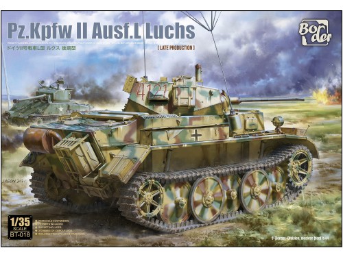 Czołg PzKpfw II Ausf.L Luchs Late BT-018 Border