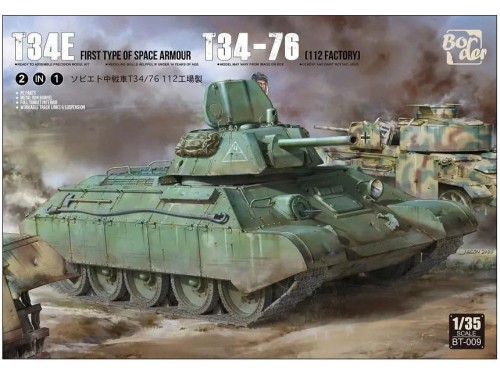 Czołg T-34/76 112 Factory T-34E BT-009 Border