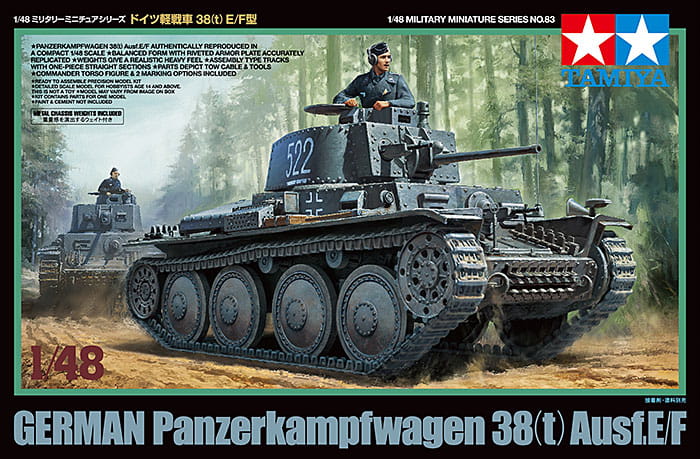 Czołg PzKpfw 38(t) Ausf.E/F 32583 Tamiya