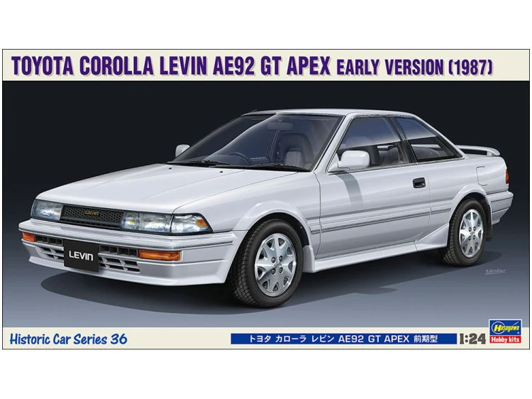Toyota Corolla Levin AE92 GT Apex Early 1987 HC36 21136 Hasegawa