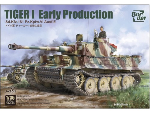 Czołg Tiger I PzKpfw VI Sd.Kfz.181 Ausf.E Early BT-010 Border