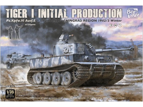 Czołg Tiger I PzKpfw VI Sd.Kfz.181 Ausf.E Initial BT-014 Border