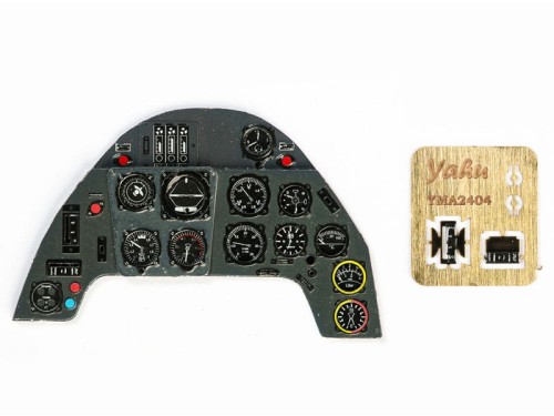 Fototrawiona tablica przyrządów do Bf109 G YMA2404 Yahu
