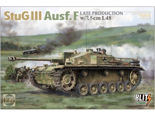 Działo Sturmgeschutz StuG III Ausf.F8 Late 8015 Takom