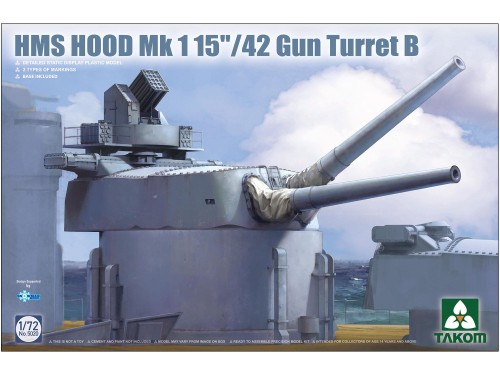 Wieża artyleryjska Mk.1 15"/42 Gun turret B 5020 Takom