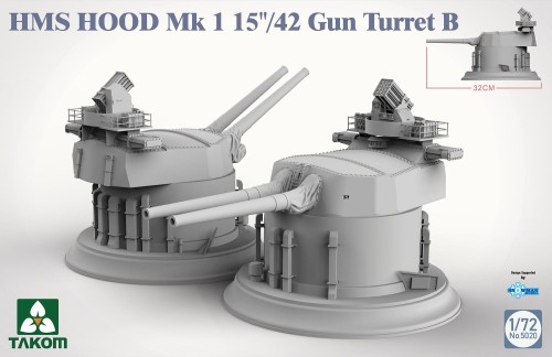 Wieża artyleryjska Mk.1 15"/42 Gun turret B 5020 Takom