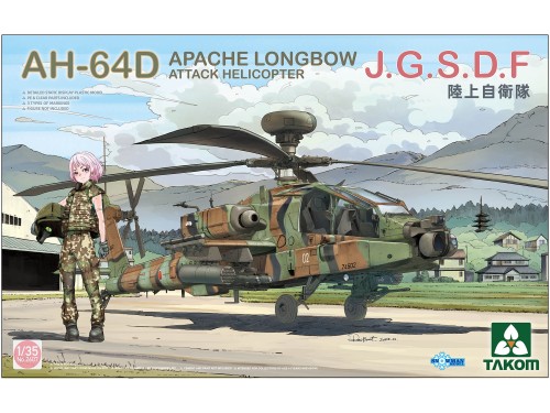 Śmigłowiec AH-64D Apache Longbow JGSDF 2607 Takom