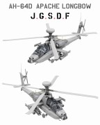 Śmigłowiec AH-64D Apache Longbow JGSDF 2607 Takom