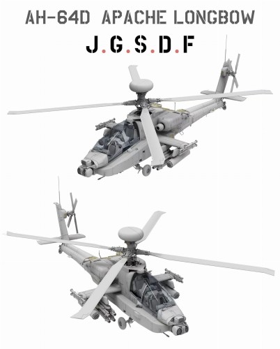 Śmigłowiec AH-64D Apache Longbow JGSDF 2607 Takom