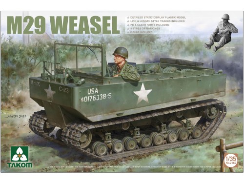 Pojazd gąsienicowy M29 Weasel 2167 Takom