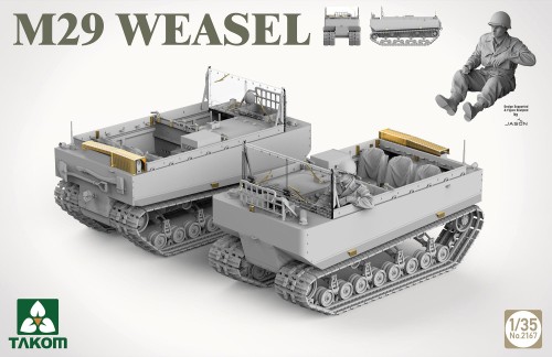 Pojazd gąsienicowy M29 Weasel 2167 Takom