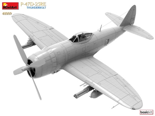 Samolot Republic P-47D-25RE Thunderbolt 48009 MiniArt
