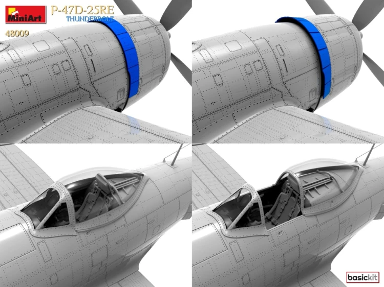 Samolot Republic P-47D-25RE Thunderbolt 48009 MiniArt
