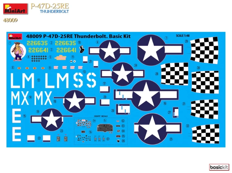 Samolot Republic P-47D-25RE Thunderbolt 48009 MiniArt
