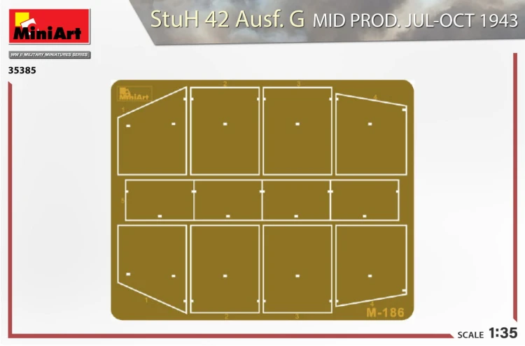 Działo StuH42 Sturmhaubitze 42 Ausf.G Mid 35385 MiniArt