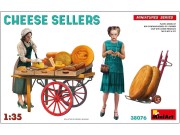 Figurki Sprzedawca serów z wózkiem straganem 38076 MiniArt