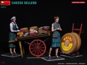 Figurki Sprzedawca serów z wózkiem straganem 38076 MiniArt