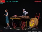 Figurki Sprzedawca serów z wózkiem straganem 38076 MiniArt