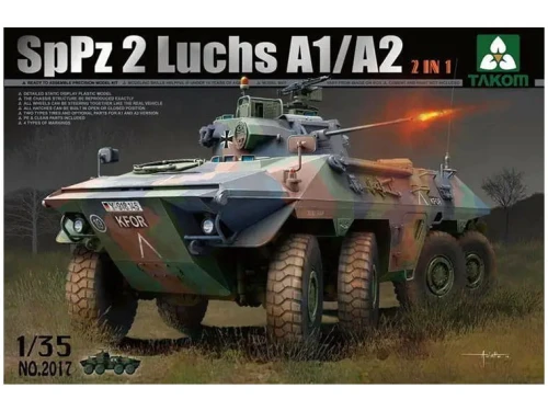 Wóz rozpoznawczy SpPz 2 Luchs A1/A2 2 in 1 2017 Takom
