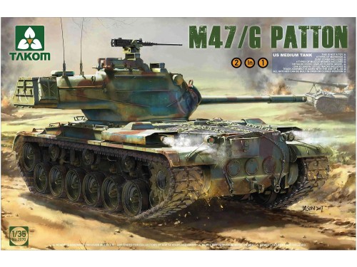 Czołg M47/G Patton 2070 Takom