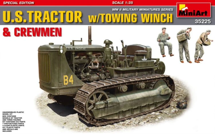 Traktor wojskowy Caterpillar D7 7M 35225 MiniArt