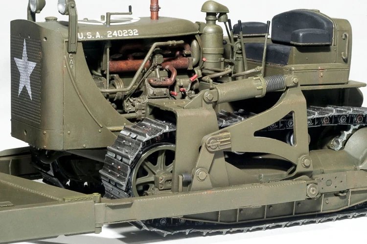 Buldożer wojskowy Caterpillar D7 35195 MiniArt