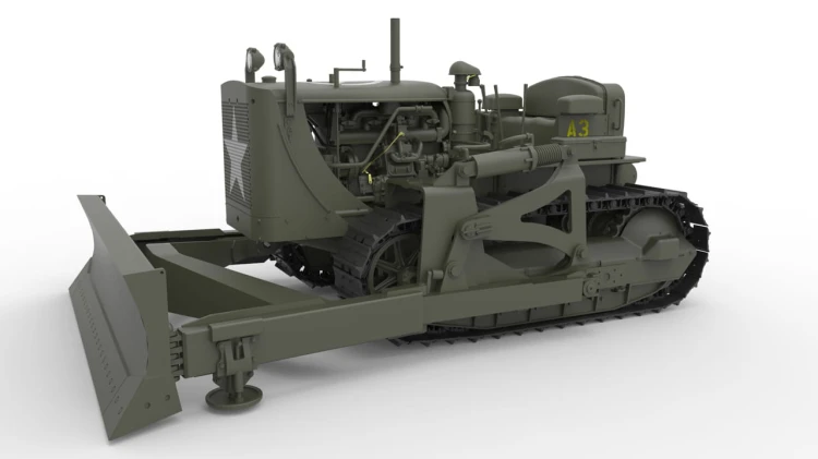 Buldożer wojskowy Caterpillar D7 35195 MiniArt