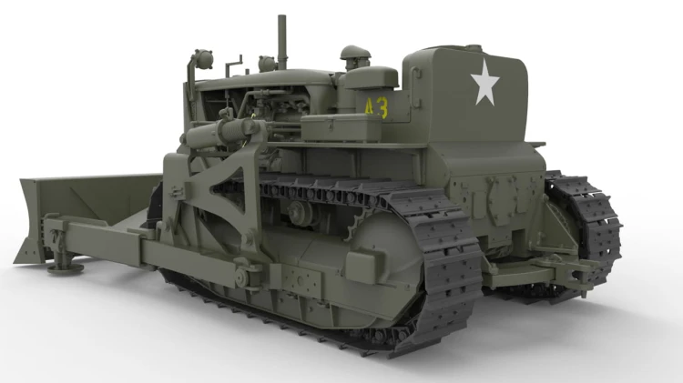Buldożer wojskowy Caterpillar D7 35195 MiniArt