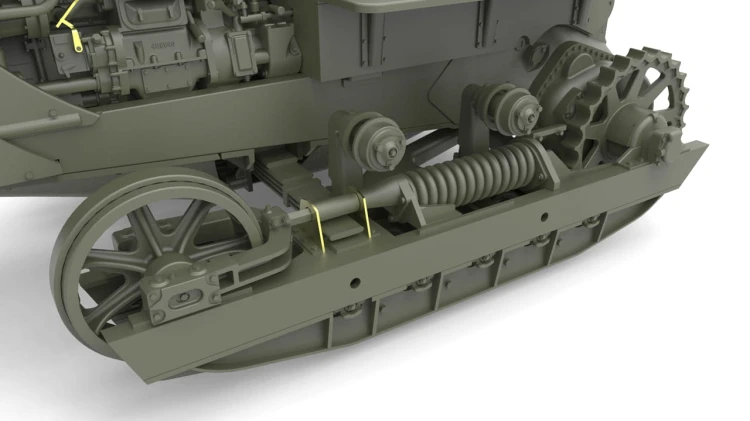 Buldożer wojskowy Caterpillar D7 35195 MiniArt