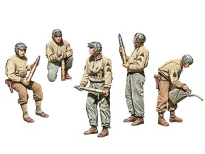Figurki amerykańska załoga do ładowania amunicji