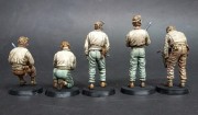 Figurki amerykańska załoga do ładowania amunicji 35190 MiniArt