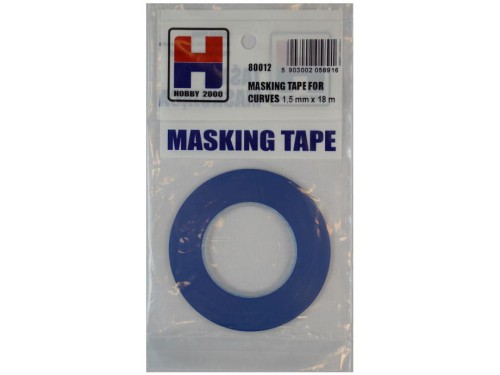 Taśma maskująca 1,5mm do krzywizn 80012 Hobby 2000