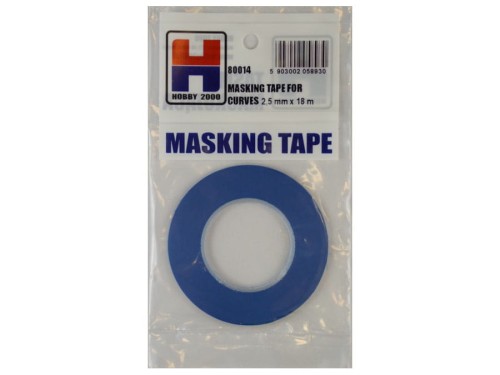 Taśma maskująca 2,5mm do krzywizn 80014 Hobby 2000