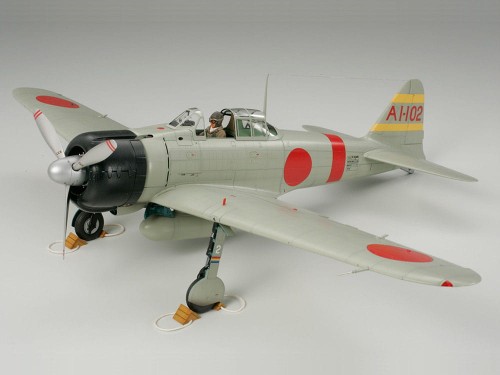 Samolot Mitsubishi A6M2b Zero Fighter Model 21 Zeke 60317 Tamiya