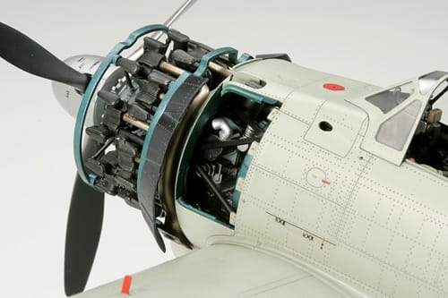 Samolot Mitsubishi A6M2b Zero Fighter Model 21 Zeke 60317 Tamiya