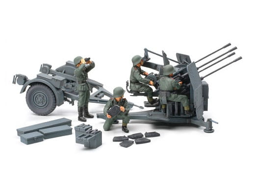 Działo 20mm Flakvierling 38 z Sd.Ah.52 32554 Tamiya