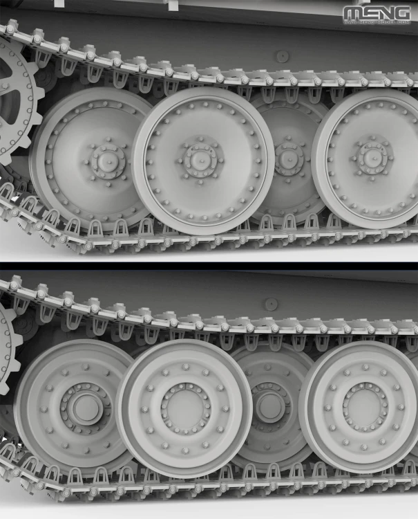 Czołg PzKpfw V Panther Ausf.G Late w/FG1250 TS-054 Meng