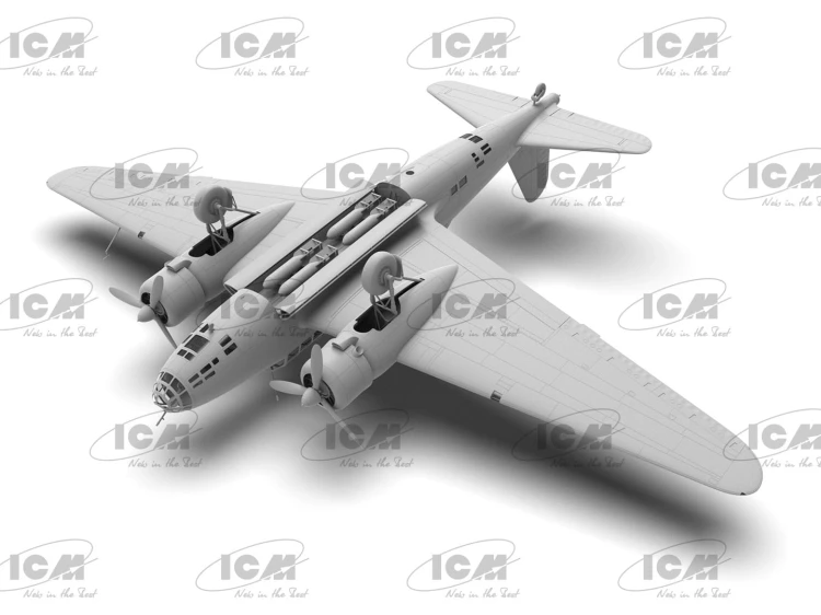 Samolot Ki-21-Ib Sally Japanese Heavy Bomber 48195 ICM