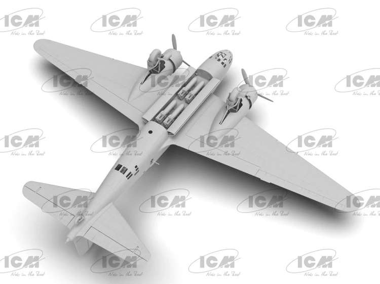 Samolot Ki-21-Ib Sally Japanese Heavy Bomber 48195 ICM