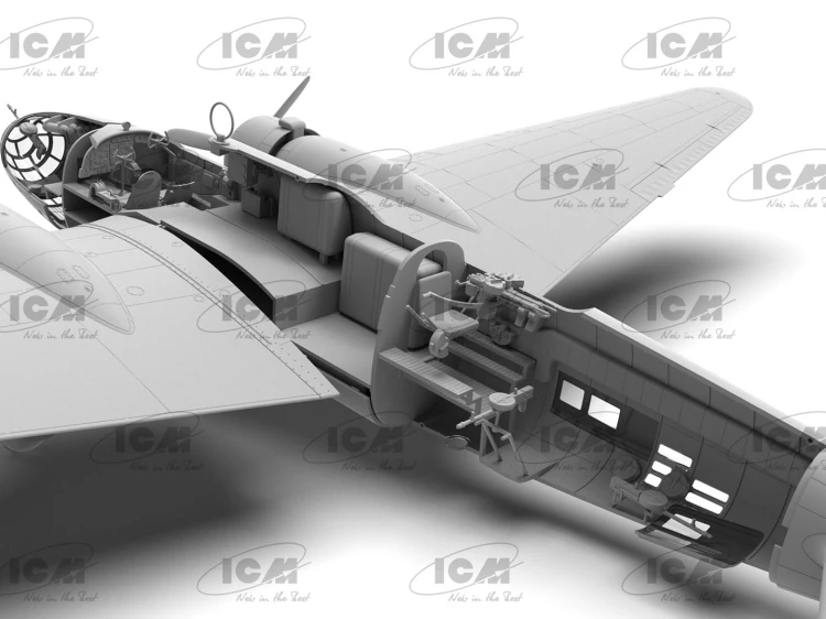 Samolot Ki-21-Ib Sally Japanese Heavy Bomber 48195 ICM